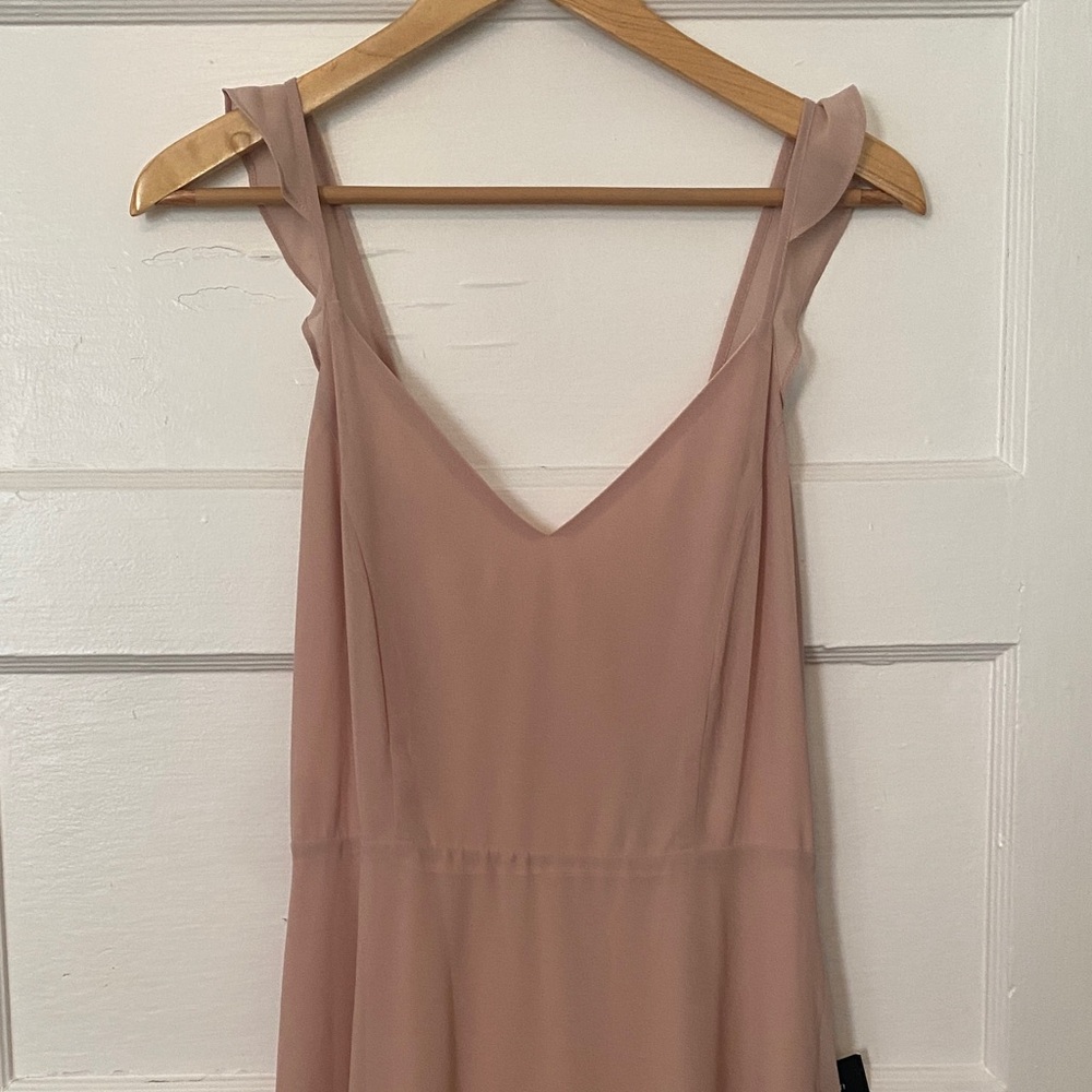 Lulu's Strapless Blush Dress